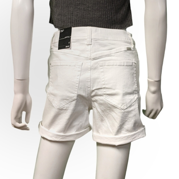 INC International Concepts White Novelty Denim Short, 4 - Picture 5 of 6